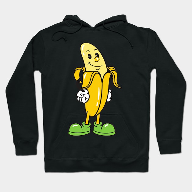 cute cartoon banana Hoodie by Polysh08